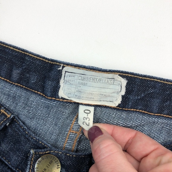 Current/Elliott Cropped Straight Jeans - Picture 7 of 7